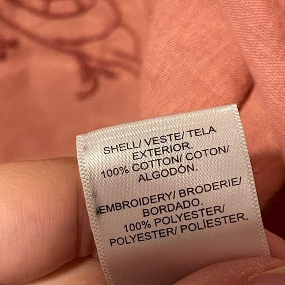 Lucky Brand | One Size Cotton Embroidered Lightweight Duster - Picture 8 of 8